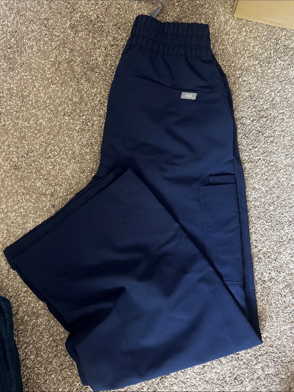 Figs Men’s Navy Elastic-Waist Jogger Scrub Pants